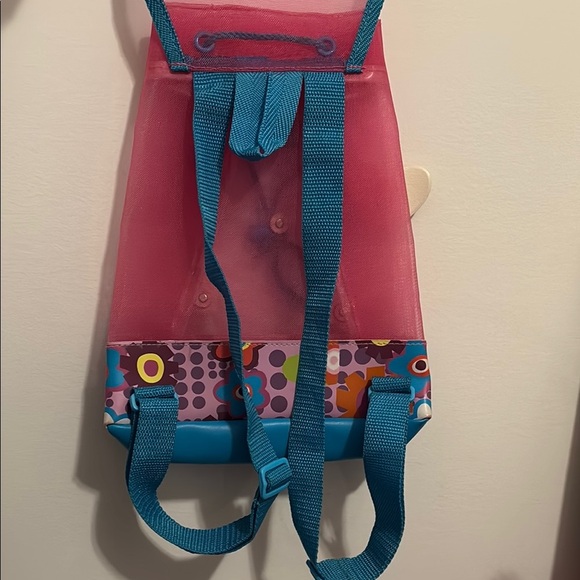 Vintage Y2K Barbie Pink and Blue Kids Backpack - Picture 3 of 4